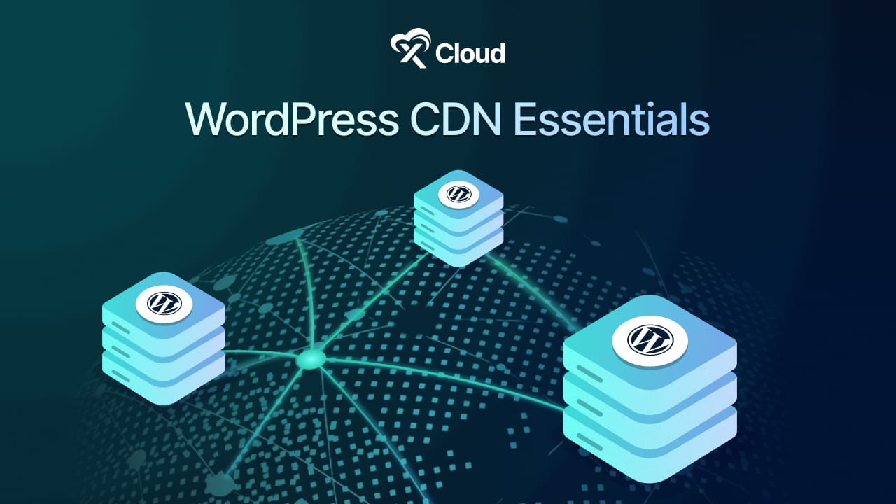 WordPress CDN Essentials banner with WordPress servers connected across a globe