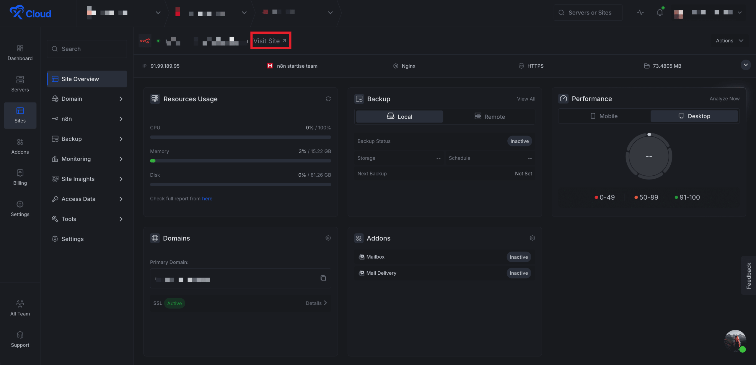 Deploy n8n with xCloud
