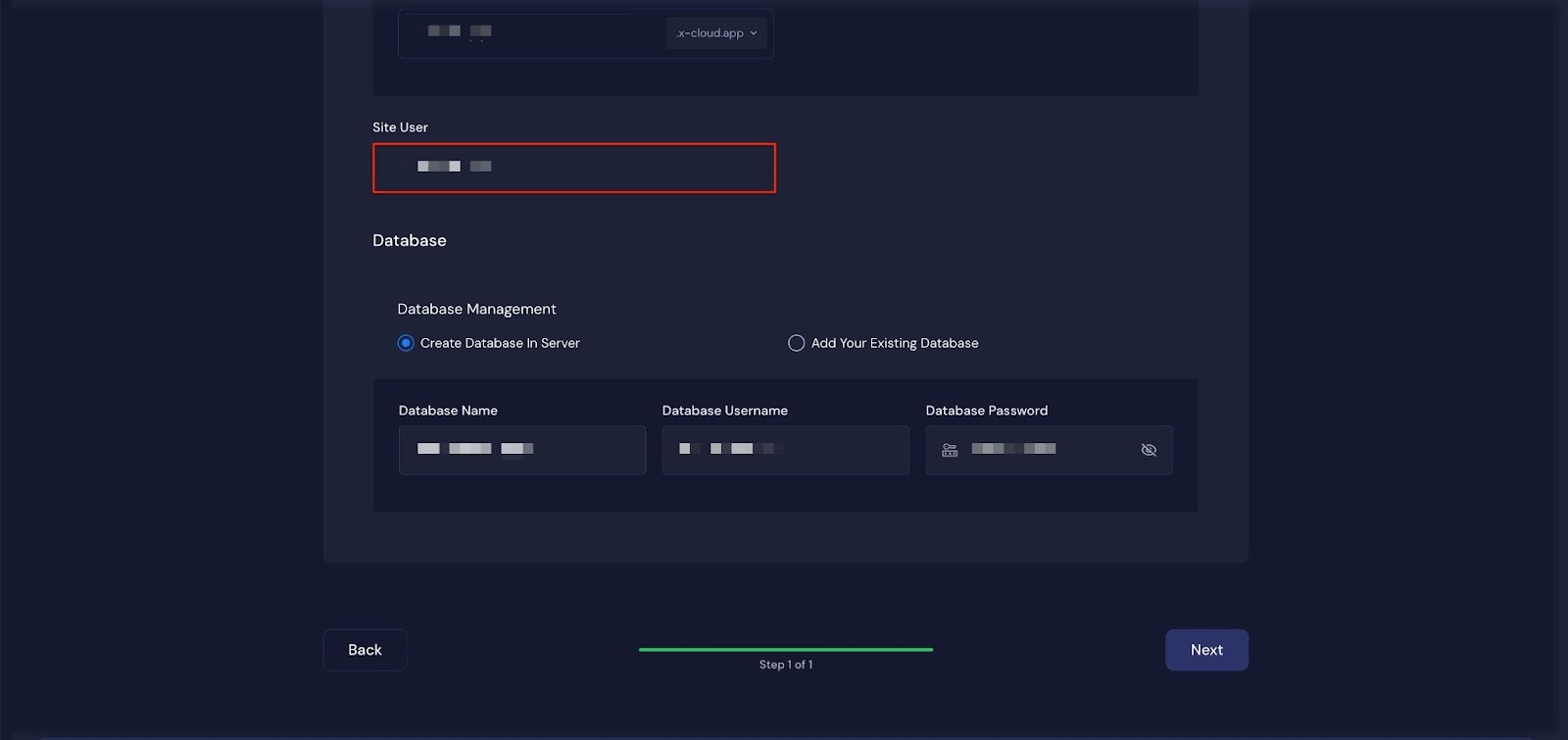 Install Umami with xCloud