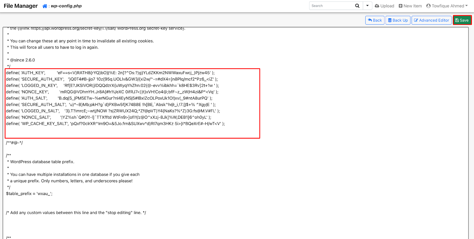 Recreate a Missing wp-config.php File