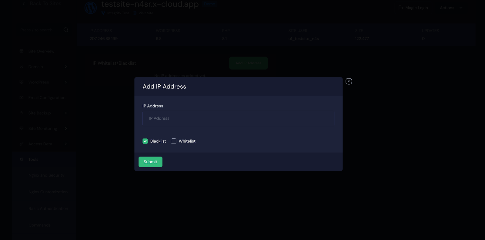 WP Fail2Ban with xCloud